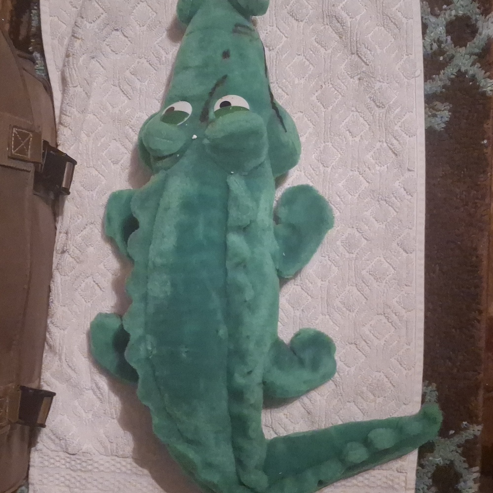 Green Plush Alligator Toy